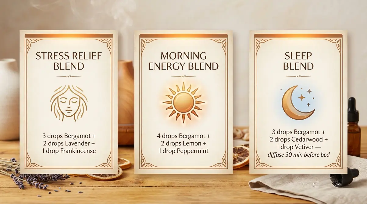 Bergamot essential oil diffuser blend recipes